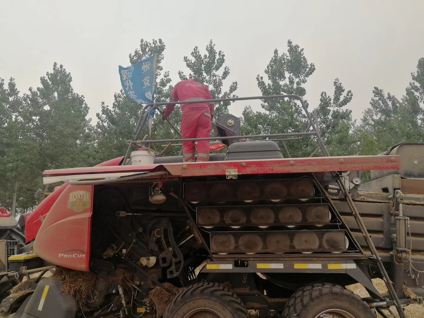 駿洋機械2020年安徽跨區(qū)保障服務(wù)現(xiàn)場